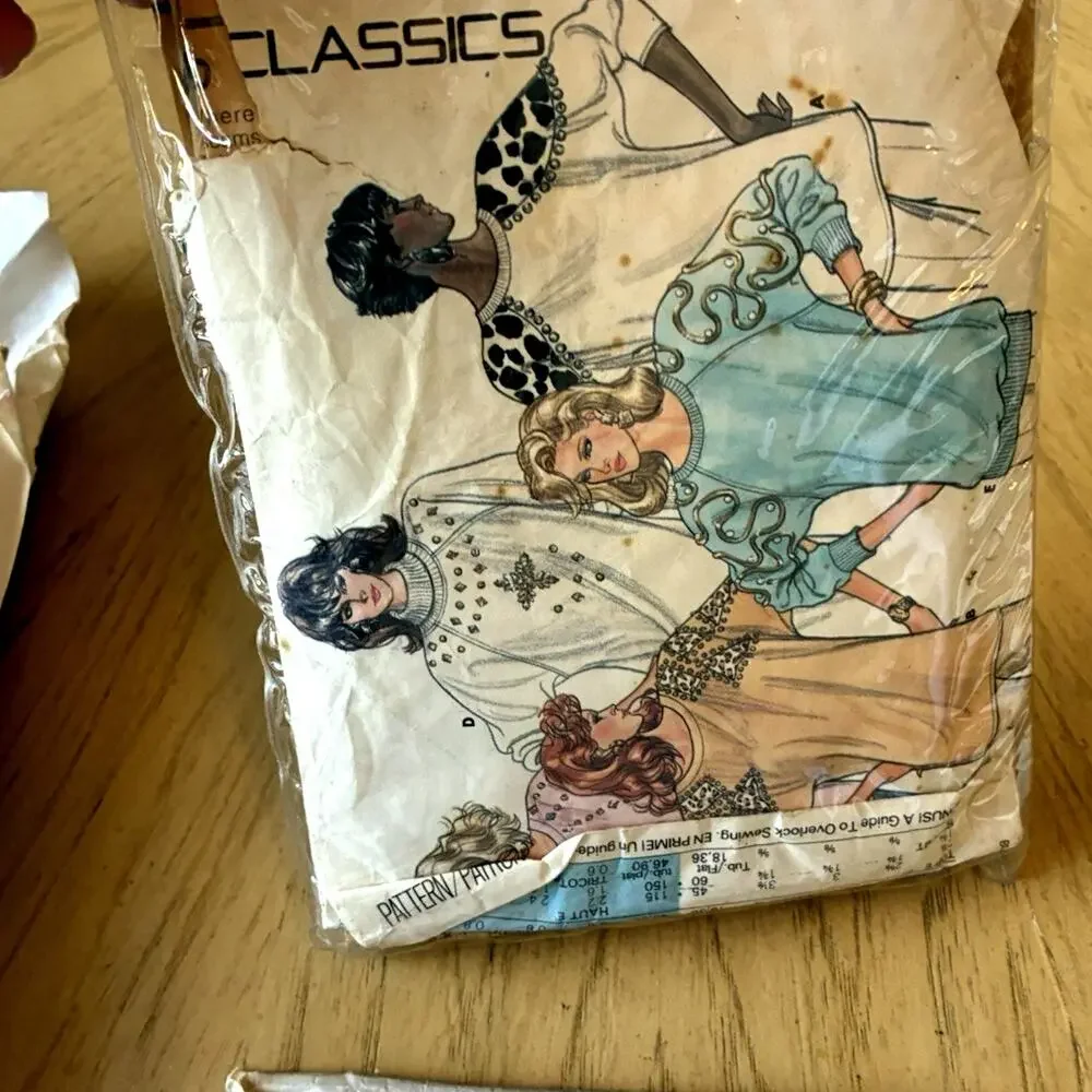 8 VTG sewing patterns women Separates Babydoll Tops Pencil Skirts Pants Lot 8